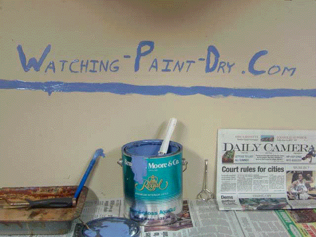 Watching Paint Dry